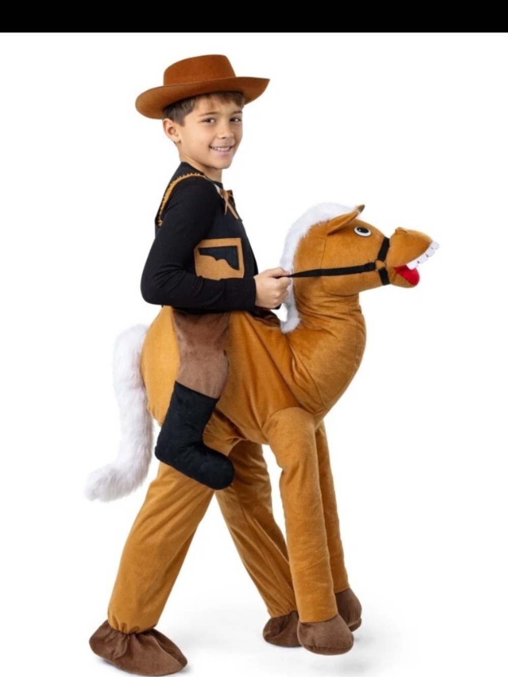 Rides a Horse Plush Costume western ranch cowboy Halloween